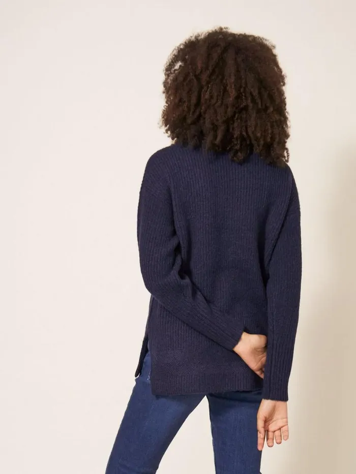 White Stuff KNITWEAR LOVELY RIB JUMPER French Navy 8211 Women White Stuff KNITWEAR LOVELY RIB JUMPER French Navy 8211 Women