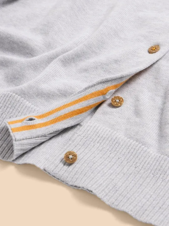 White Stuff KNITWEAR LULU CARDI Grey Marl 8211 Women White Stuff KNITWEAR LULU CARDI Grey Marl 8211 Women