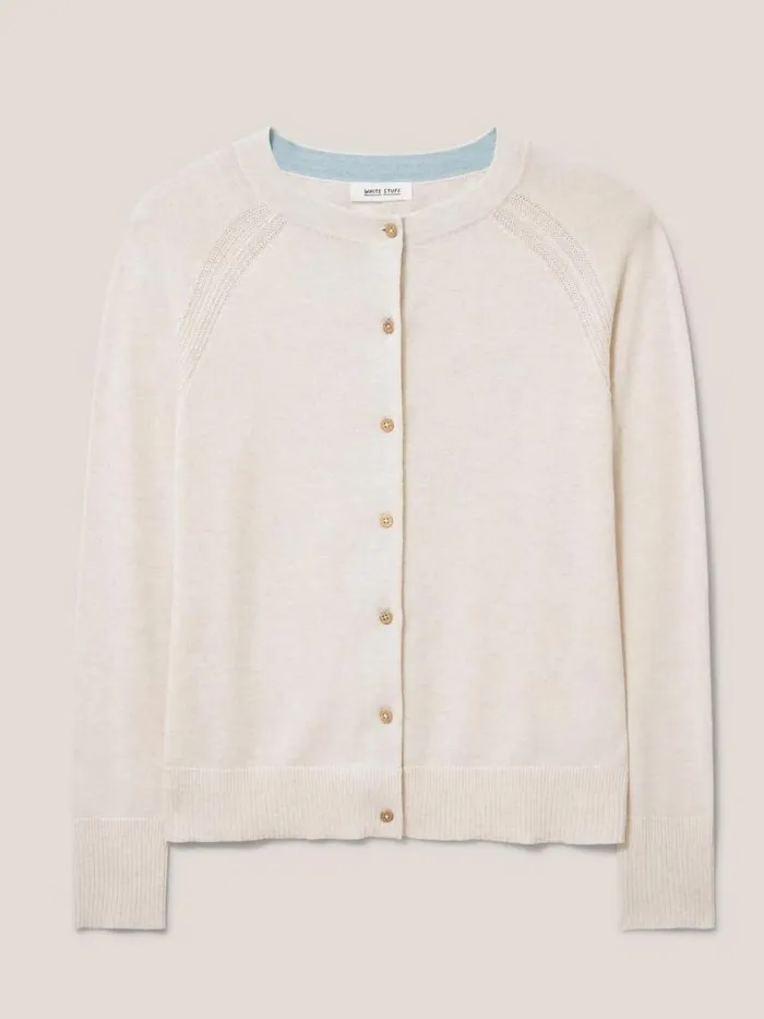 White Stuff KNITWEAR LULU CARDI Natural White 8211 Women White Stuff KNITWEAR LULU CARDI Natural White 8211 Women