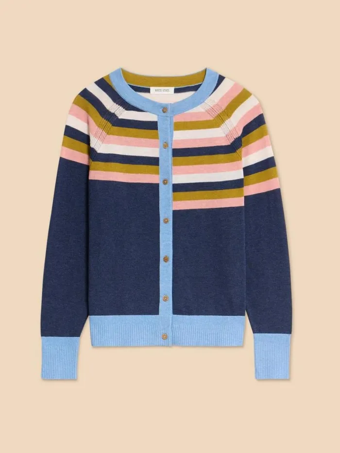 White Stuff KNITWEAR LULU KNIT CARDI Navy Multi 8211 Women White Stuff KNITWEAR LULU KNIT CARDI Navy Multi 8211 Women