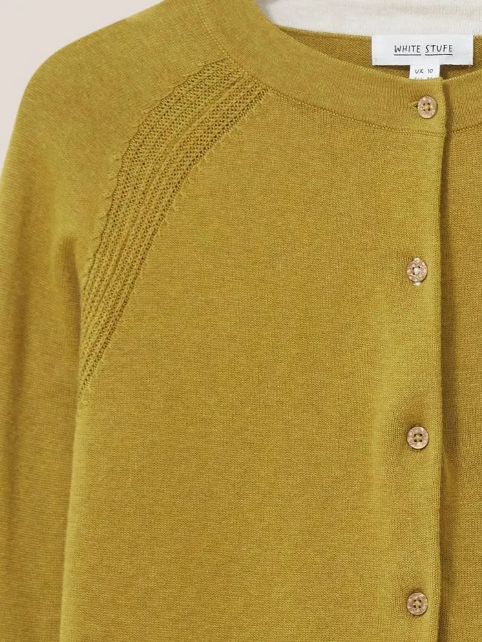 White Stuff KNITWEAR Lulu Knitted Cardi Mid Chartreuse 8211 Women White Stuff KNITWEAR Lulu Knitted Cardi Mid Chartreuse 8211 Women