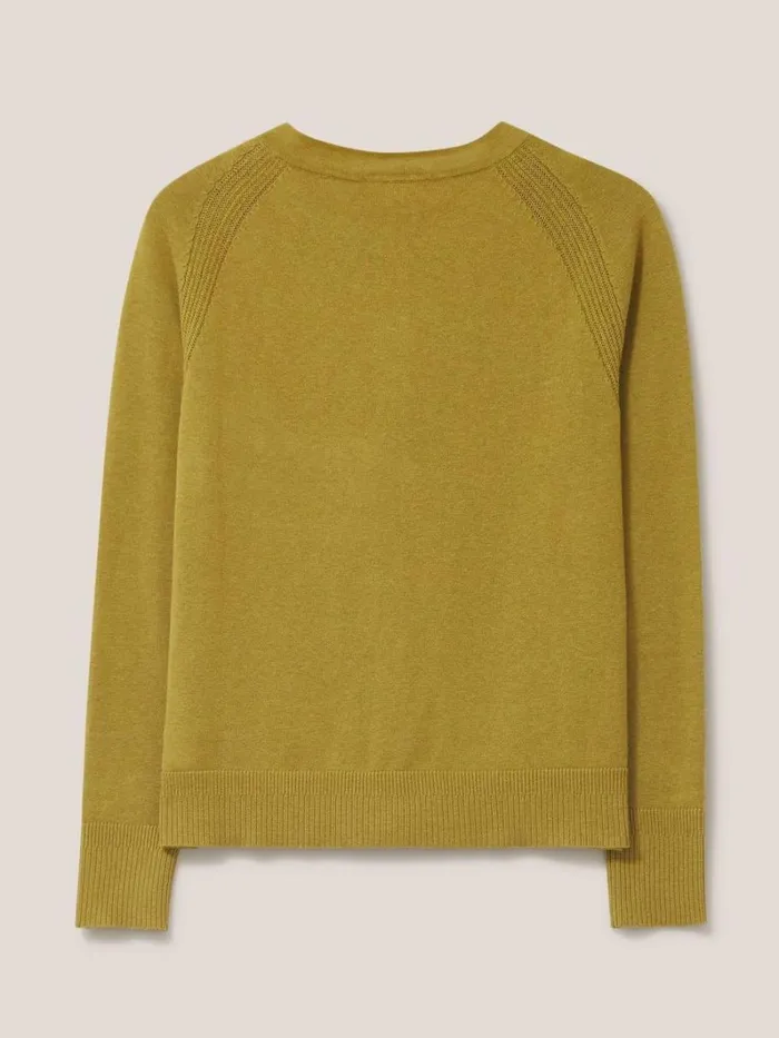 White Stuff KNITWEAR Lulu Knitted Cardi Mid Chartreuse 8211 Women White Stuff KNITWEAR Lulu Knitted Cardi Mid Chartreuse 8211 Women