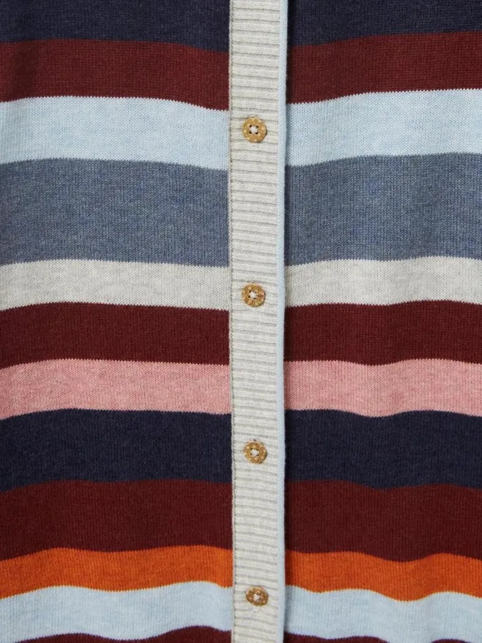 White Stuff KNITWEAR LULU STRIPE CARDI Pink Multi 8211 Women White Stuff KNITWEAR LULU STRIPE CARDI Pink Multi 8211 Women