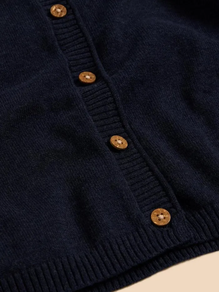 White Stuff KNITWEAR LUNA V NECK CARDI Dark Navy 8211 Women White Stuff KNITWEAR LUNA V NECK CARDI Dark Navy 8211 Women