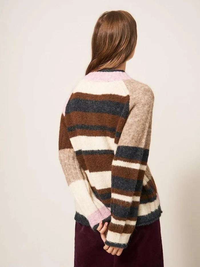 White Stuff KNITWEAR MEDWAY COLOURBLOCK JUMPER Natural Multi 8211 Women White Stuff KNITWEAR MEDWAY COLOURBLOCK JUMPER Natural Multi 8211 Women