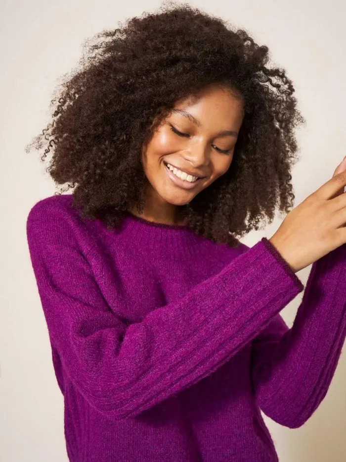 White Stuff KNITWEAR MEDWAY JUMPER Mid Pink 8211 Women White Stuff KNITWEAR MEDWAY JUMPER Mid Pink 8211 Women