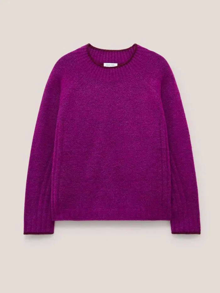 White Stuff KNITWEAR MEDWAY JUMPER Mid Pink 8211 Women White Stuff KNITWEAR MEDWAY JUMPER Mid Pink 8211 Women