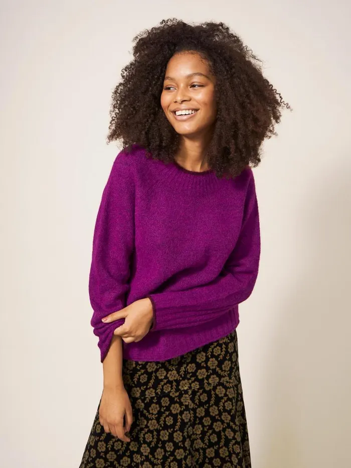 White Stuff KNITWEAR MEDWAY JUMPER Mid Pink 8211 Women White Stuff KNITWEAR MEDWAY JUMPER Mid Pink 8211 Women