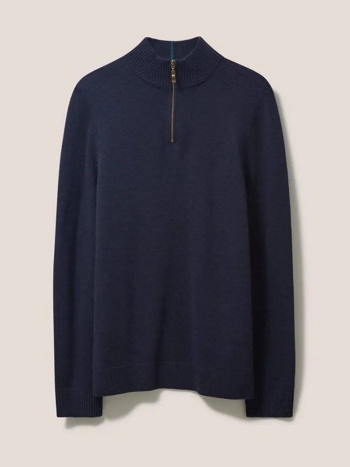 White Stuff KNITWEAR Newport Merino Funnel Dark Navy 8211 Men White Stuff KNITWEAR Newport Merino Funnel Dark Navy 8211 Men