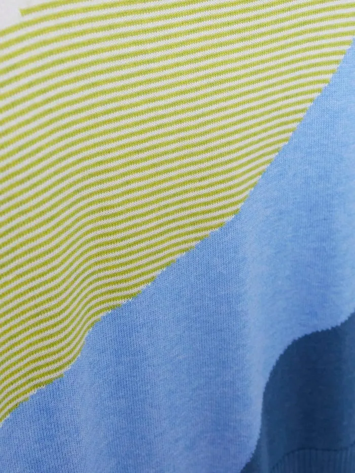 White Stuff KNITWEAR OLIVE ABSTRACT JUMPER Blue Multi 8211 Women White Stuff KNITWEAR OLIVE ABSTRACT JUMPER Blue Multi 8211 Women