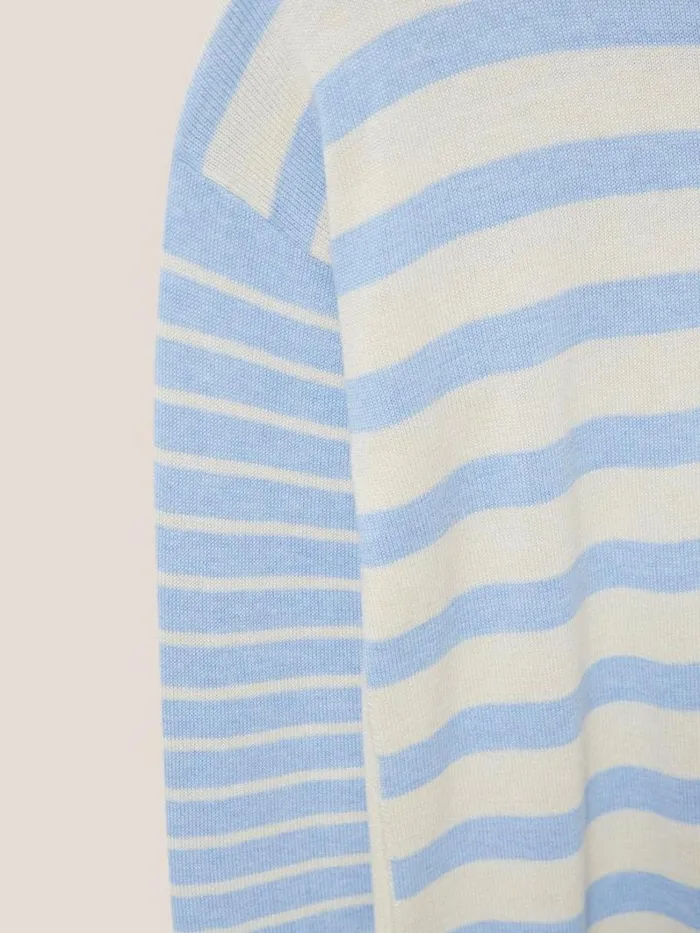 White Stuff KNITWEAR OLIVE JUMPER Blue Multi 8211 Women White Stuff KNITWEAR OLIVE JUMPER Blue Multi 8211 Women