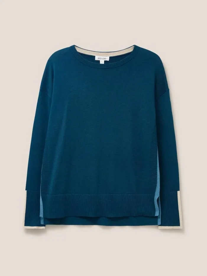 White Stuff KNITWEAR Olive Knitted Jumper Dk Teal 8211 Women White Stuff KNITWEAR Olive Knitted Jumper Dk Teal 8211 Women