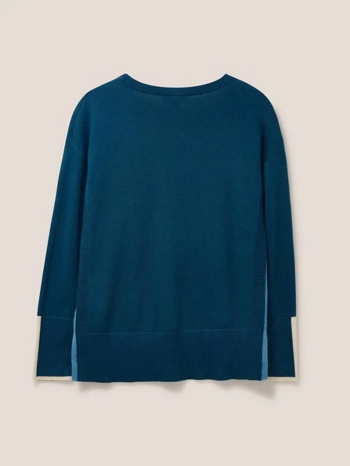 White Stuff KNITWEAR Olive Knitted Jumper Dk Teal 8211 Women White Stuff KNITWEAR Olive Knitted Jumper Dk Teal 8211 Women