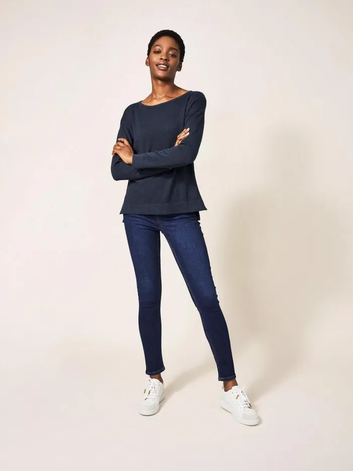White Stuff KNITWEAR Olivia Jumper French Navy 8211 Women