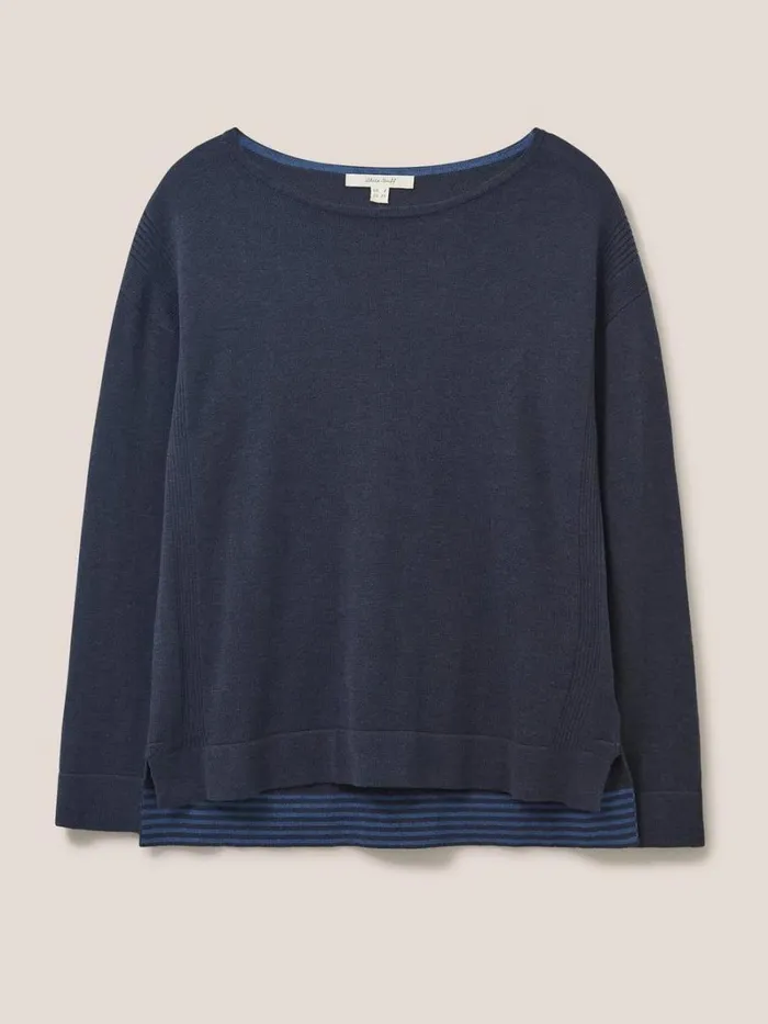 White Stuff KNITWEAR Olivia Jumper French Navy 8211 Women White Stuff KNITWEAR Olivia Jumper French Navy 8211 Women