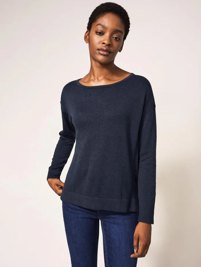 White Stuff KNITWEAR Olivia Jumper French Navy 8211 Women White Stuff KNITWEAR Olivia Jumper French Navy 8211 Women
