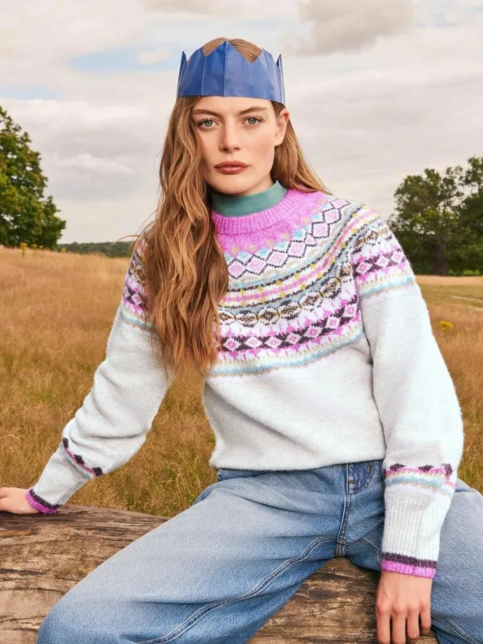 White Stuff KNITWEAR POPPY FAIRISLE JUMPER White Multi 8211 Women White Stuff KNITWEAR POPPY FAIRISLE JUMPER White Multi 8211 Women