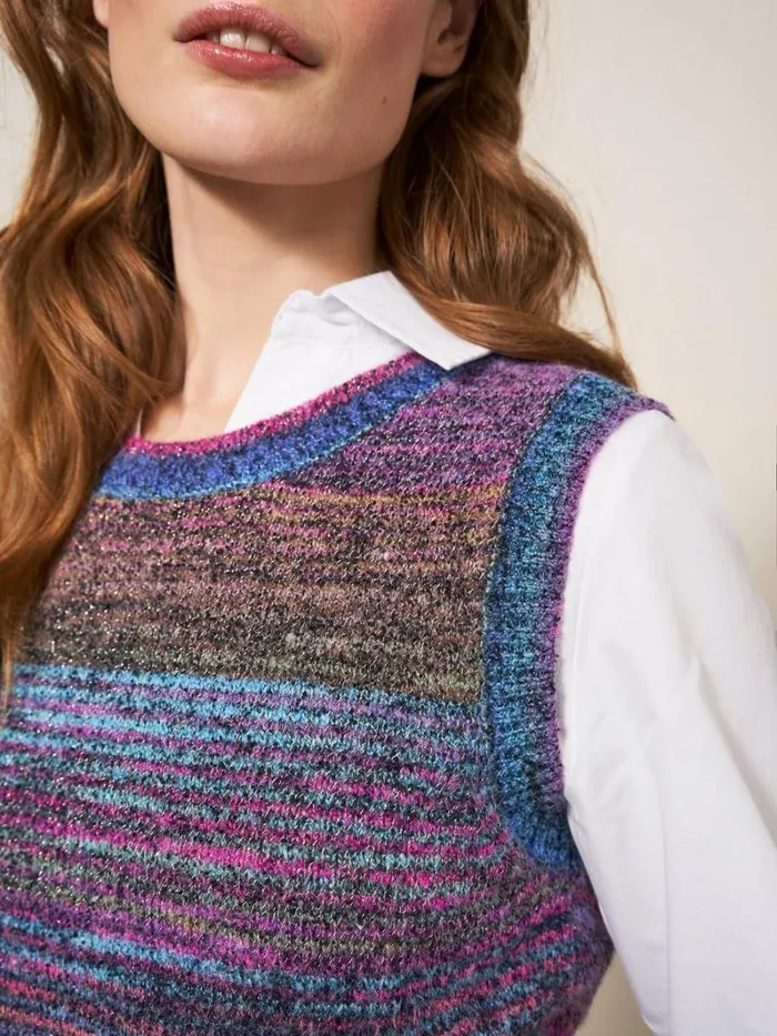 White Stuff KNITWEAR SAKURA TANK Green Multi 8211 Women White Stuff KNITWEAR SAKURA TANK Green Multi 8211 Women