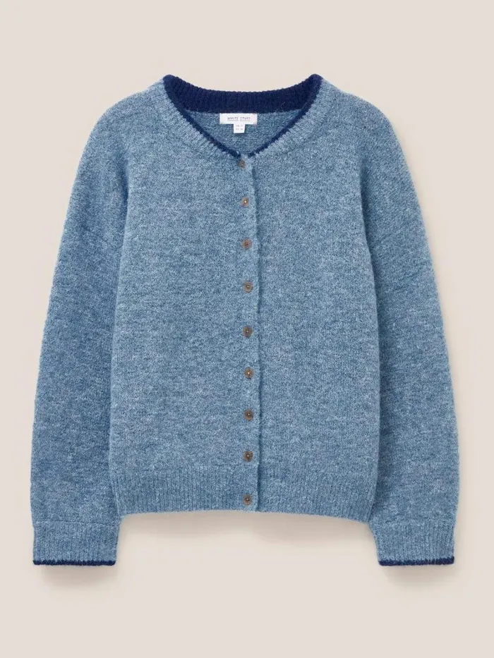 White Stuff KNITWEAR SAVICK BOMBER Mid Blue 8211 Women White Stuff KNITWEAR SAVICK BOMBER Mid Blue 8211 Women