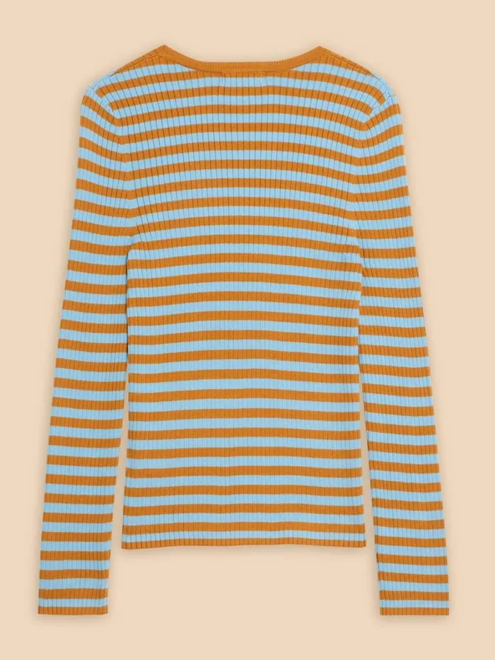 White Stuff KNITWEAR SKINNY RIB JUMPER Green Multi 8211 Women White Stuff KNITWEAR SKINNY RIB JUMPER Green Multi 8211 Women