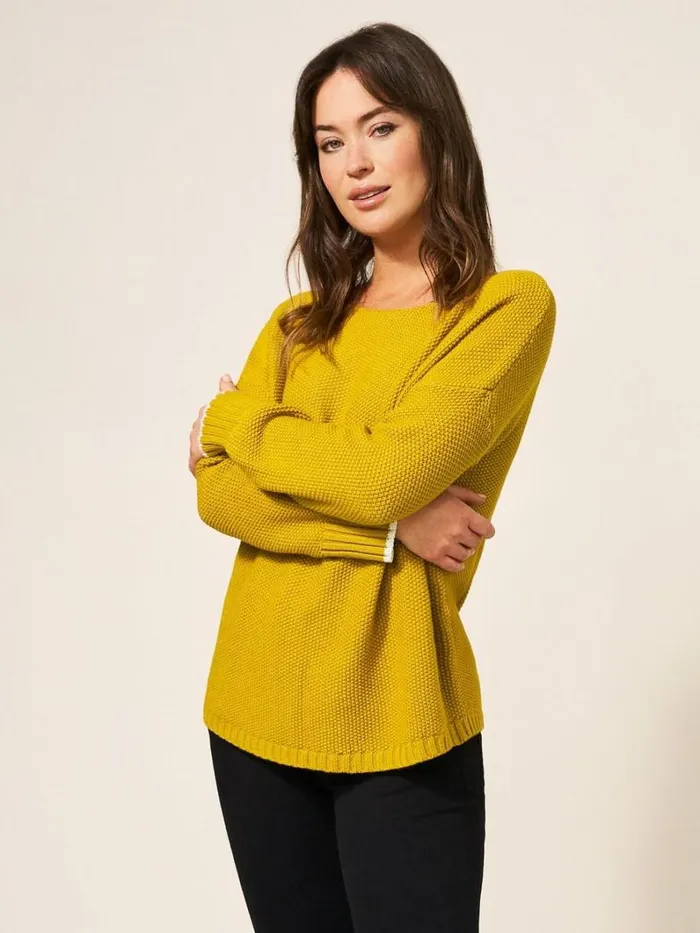 White Stuff KNITWEAR Southbank Jumper Dark Chartreuse 8211 Women White Stuff KNITWEAR Southbank Jumper Dark Chartreuse 8211 Women