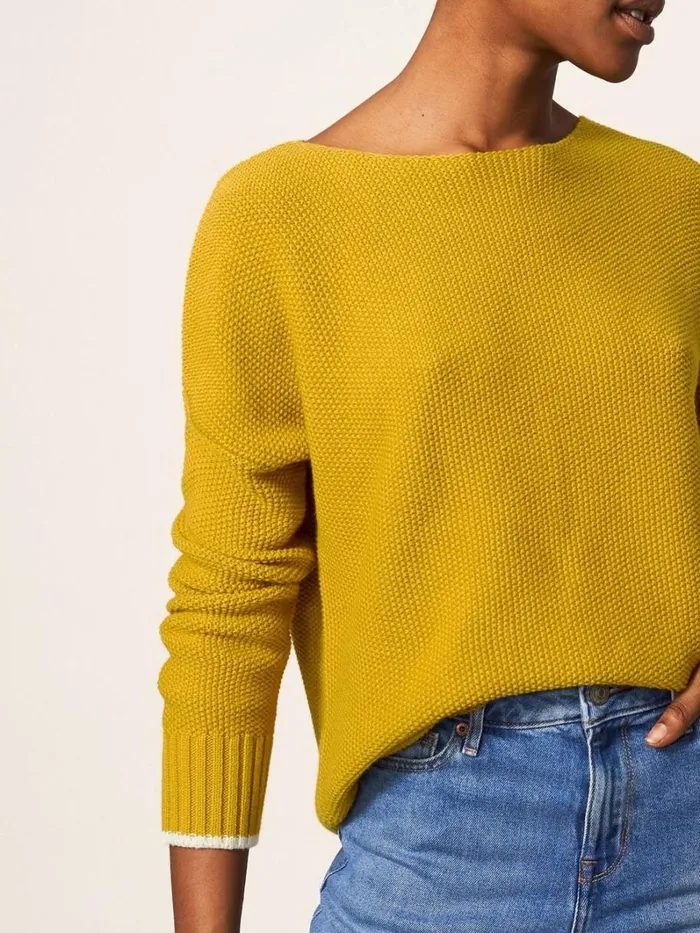 White Stuff KNITWEAR Southbank Jumper Dark Chartreuse 8211 Women White Stuff KNITWEAR Southbank Jumper Dark Chartreuse 8211 Women