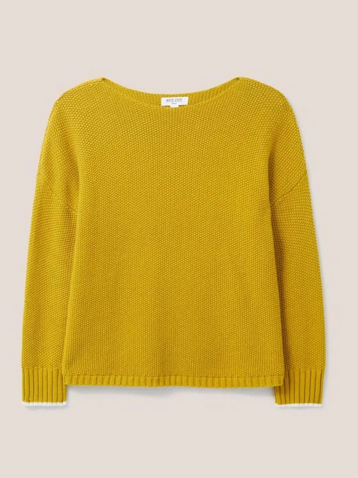 White Stuff KNITWEAR Southbank Jumper Dark Chartreuse 8211 Women White Stuff KNITWEAR Southbank Jumper Dark Chartreuse 8211 Women