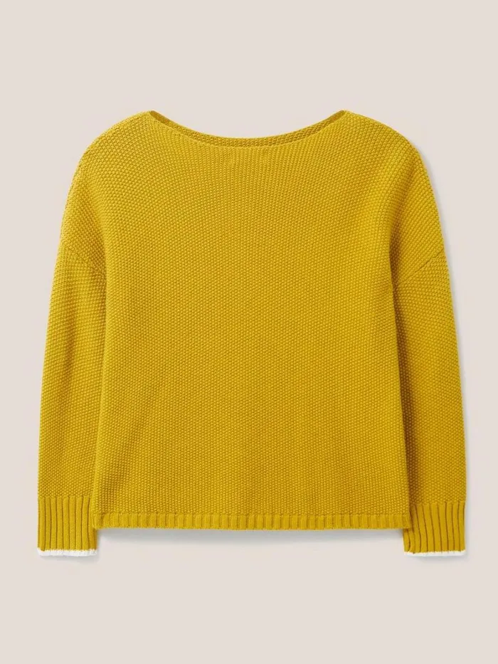 White Stuff KNITWEAR Southbank Jumper Dark Chartreuse 8211 Women White Stuff KNITWEAR Southbank Jumper Dark Chartreuse 8211 Women