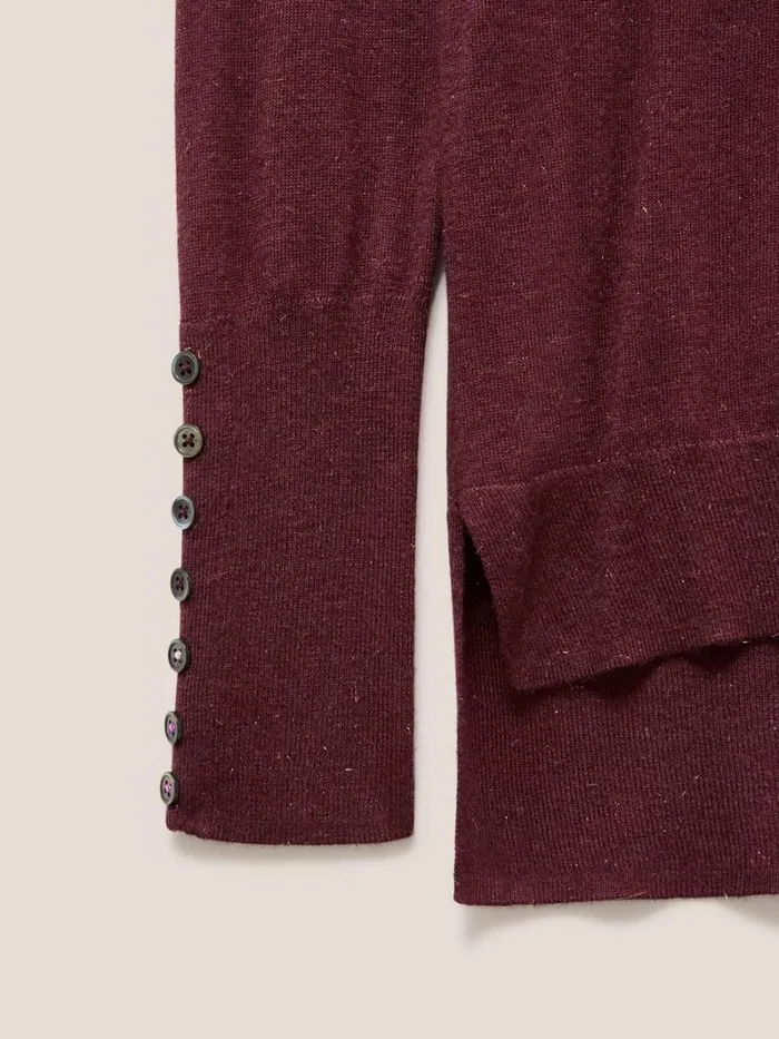 White Stuff KNITWEAR SPARKLE ROLL NECK JUMPER Dk Plum 8211 Women White Stuff KNITWEAR SPARKLE ROLL NECK JUMPER Dk Plum 8211 Women