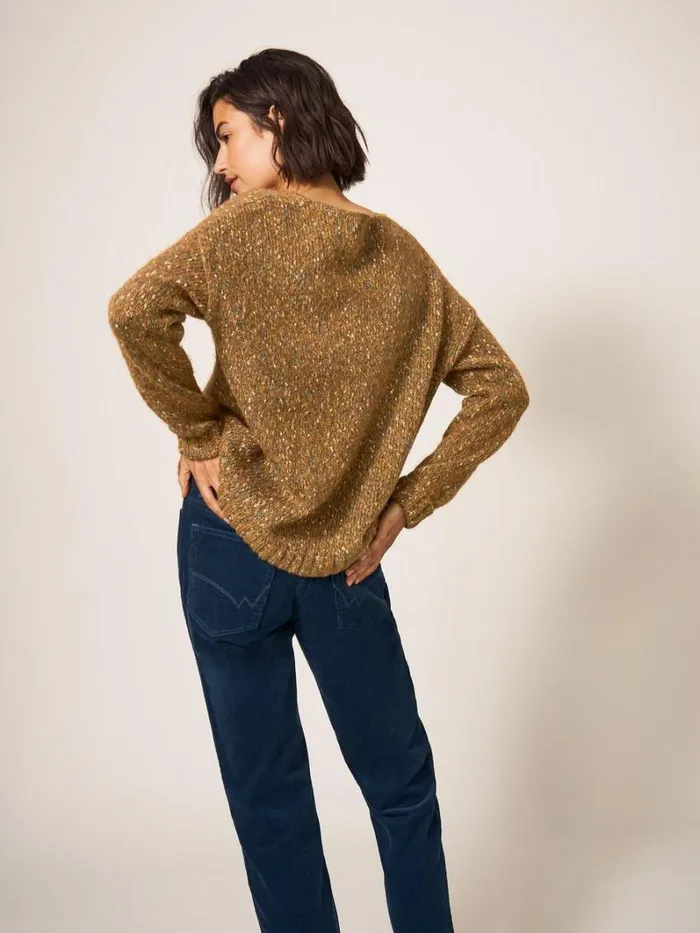 White Stuff KNITWEAR TEXTURE JUMPER Brown Multi 8211 Women White Stuff KNITWEAR TEXTURE JUMPER Brown Multi 8211 Women