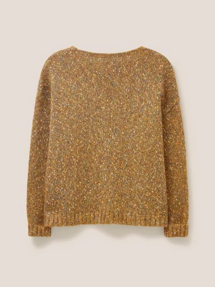 White Stuff KNITWEAR TEXTURE JUMPER Brown Multi 8211 Women White Stuff KNITWEAR TEXTURE JUMPER Brown Multi 8211 Women
