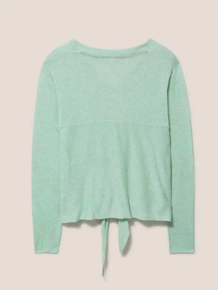 White Stuff KNITWEAR TIE HEM JUMPER Light Teal 8211 Women White Stuff KNITWEAR TIE HEM JUMPER Light Teal 8211 Women