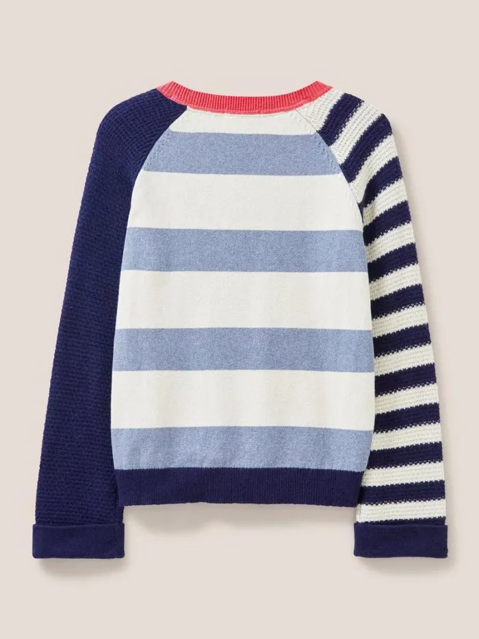 White Stuff KNITWEAR TYNE STRIPE JUMPER Teal Multi 8211 Women White Stuff KNITWEAR TYNE STRIPE JUMPER Teal Multi 8211 Women