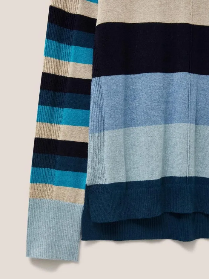 White Stuff KNITWEAR URBAN COLOURBLOCK JUMPER Teal Multi 8211 Women White Stuff KNITWEAR URBAN COLOURBLOCK JUMPER Teal Multi 8211 Women