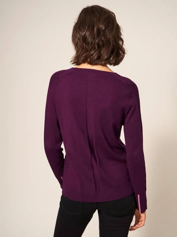 White Stuff KNITWEAR URBAN JUMPER Dk Plum 8211 Women White Stuff KNITWEAR URBAN JUMPER Dk Plum 8211 Women