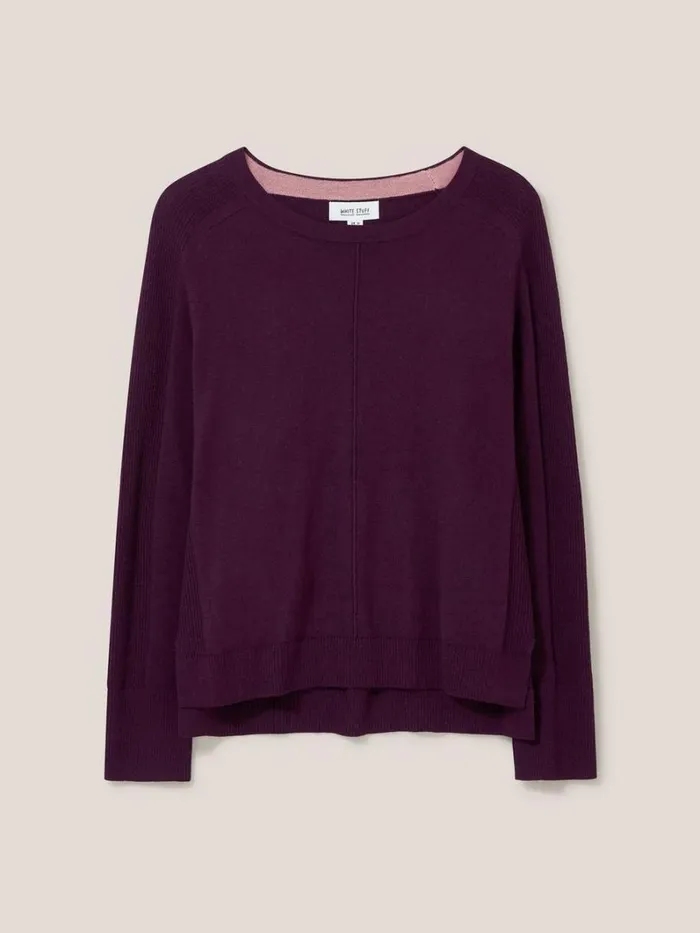 White Stuff KNITWEAR URBAN JUMPER Dk Plum 8211 Women White Stuff KNITWEAR URBAN JUMPER Dk Plum 8211 Women