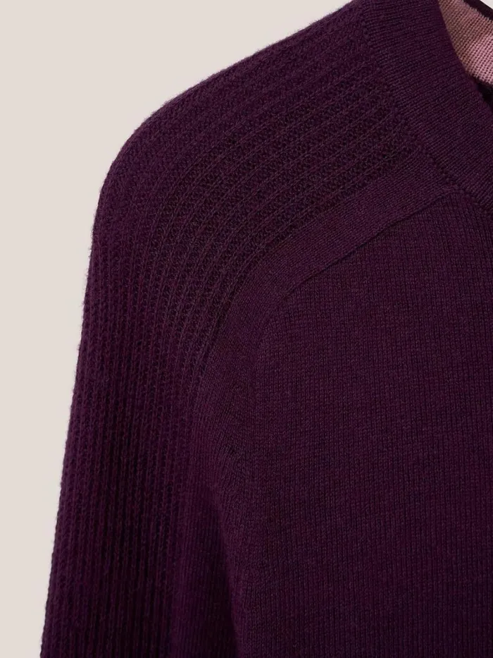 White Stuff KNITWEAR URBAN JUMPER Dk Plum 8211 Women White Stuff KNITWEAR URBAN JUMPER Dk Plum 8211 Women