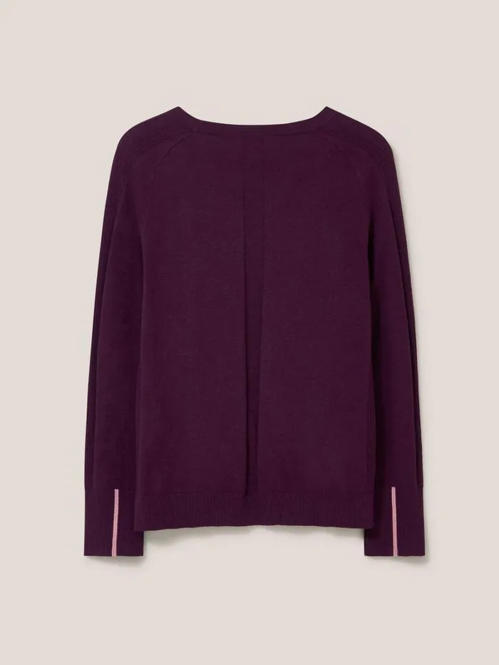 White Stuff KNITWEAR URBAN JUMPER Dk Plum 8211 Women White Stuff KNITWEAR URBAN JUMPER Dk Plum 8211 Women
