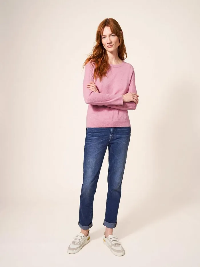 White Stuff KNITWEAR URBAN JUMPER Light Pink 8211 Women