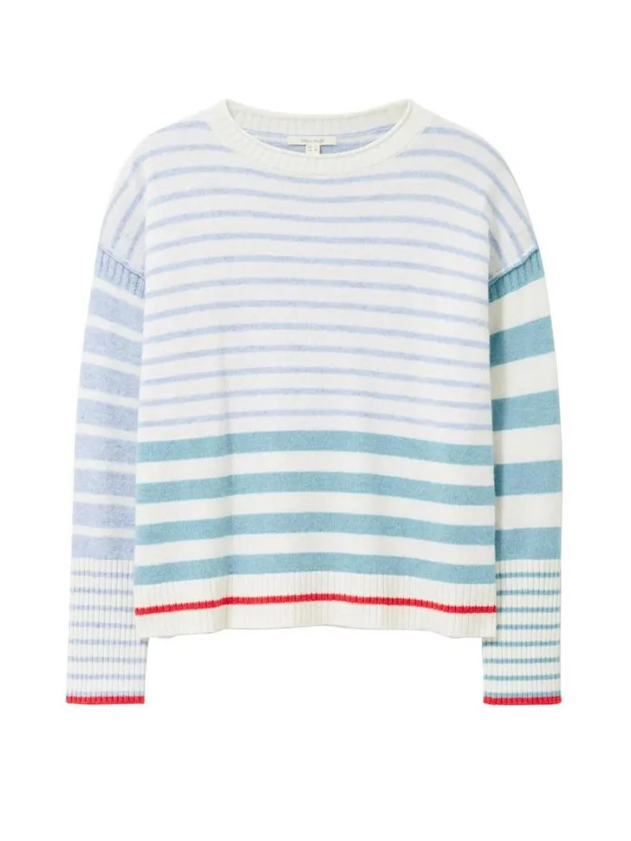 White Stuff KNITWEAR Urban Stripe Jumper Natural Multi 8211 Women White Stuff KNITWEAR Urban Stripe Jumper Natural Multi 8211 Women