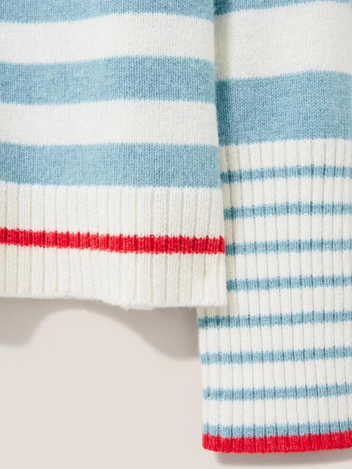 White Stuff KNITWEAR Urban Stripe Jumper Natural Multi 8211 Women White Stuff KNITWEAR Urban Stripe Jumper Natural Multi 8211 Women