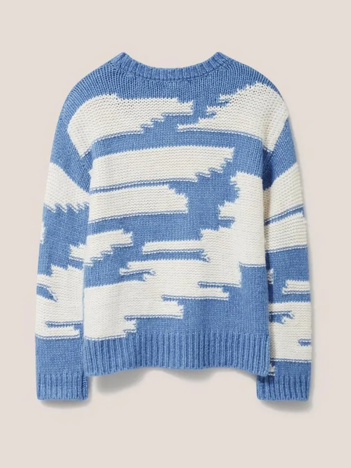 White Stuff KNITWEAR WAVE JUMPER Blue Multi 8211 Women White Stuff KNITWEAR WAVE JUMPER Blue Multi 8211 Women