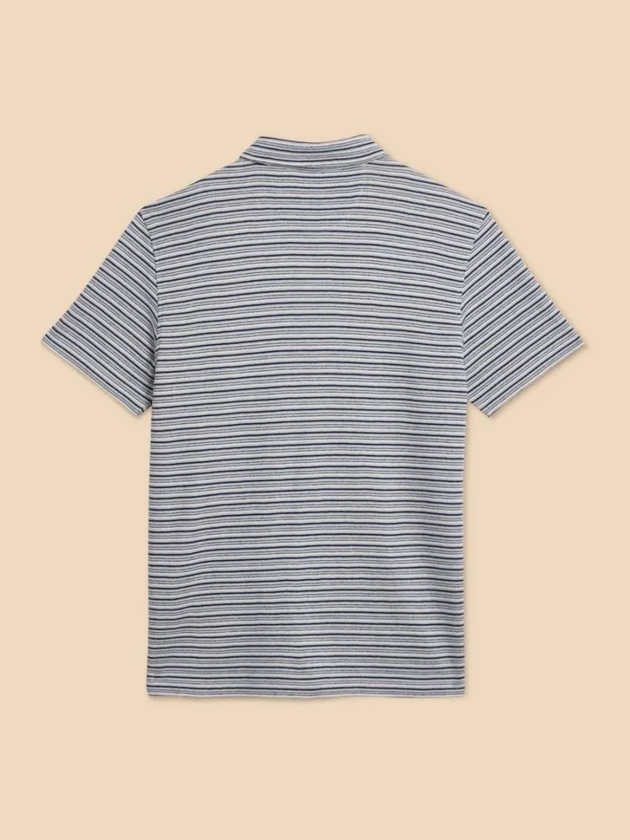 White Stuff POLO SHIRTS Grange Stripe Polo White Multi 8211 Men White Stuff POLO SHIRTS Grange Stripe Polo White Multi 8211 Men