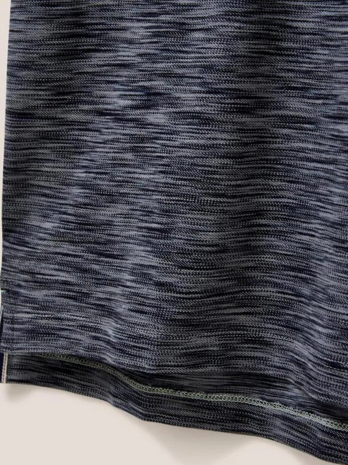 White Stuff POLO SHIRTS Spacedye Polo Mid Grey 8211 Men White Stuff POLO SHIRTS Spacedye Polo Mid Grey 8211 Men