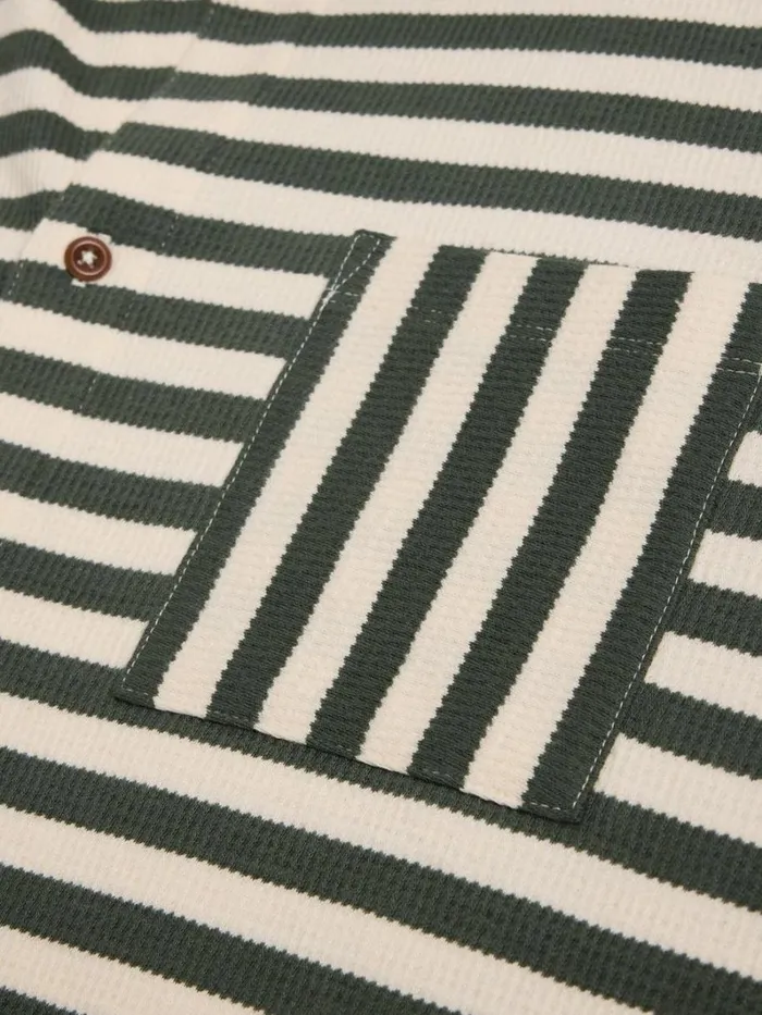 White Stuff POLO SHIRTS Striped Jersey Shirt Green Multi 8211 Men White Stuff POLO SHIRTS Striped Jersey Shirt Green Multi 8211 Men