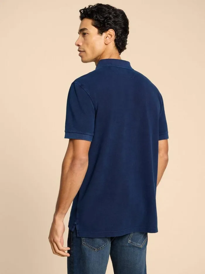 White Stuff POLO SHIRTS Utility Polo Deep Blue 8211 Men White Stuff POLO SHIRTS Utility Polo Deep Blue 8211 Men