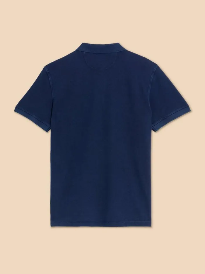 White Stuff POLO SHIRTS Utility Polo Deep Blue 8211 Men White Stuff POLO SHIRTS Utility Polo Deep Blue 8211 Men