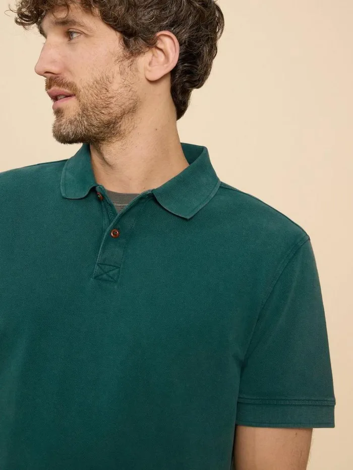 White Stuff POLO SHIRTS Utility Polo Dk Teal 8211 Men