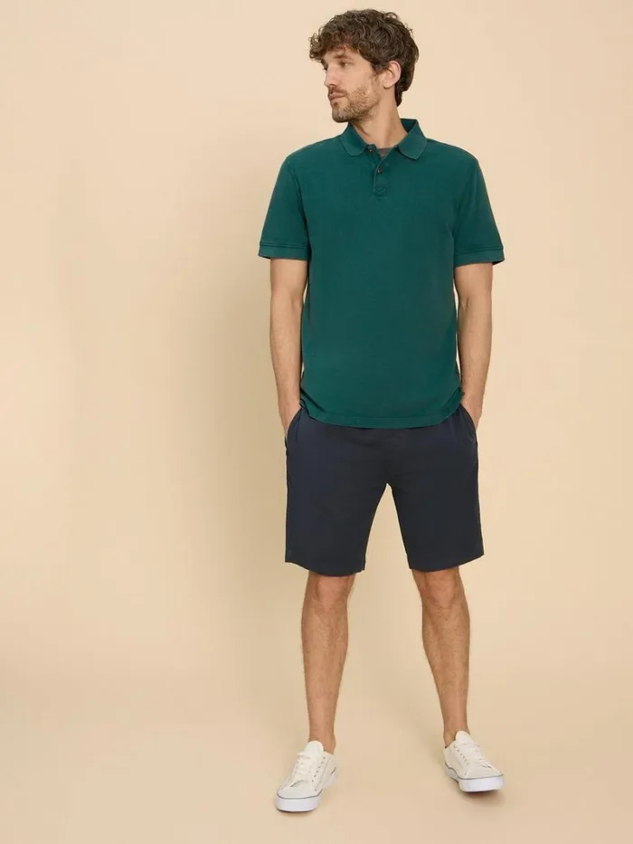 White Stuff POLO SHIRTS Utility Polo Dk Teal 8211 Men White Stuff POLO SHIRTS Utility Polo Dk Teal 8211 Men