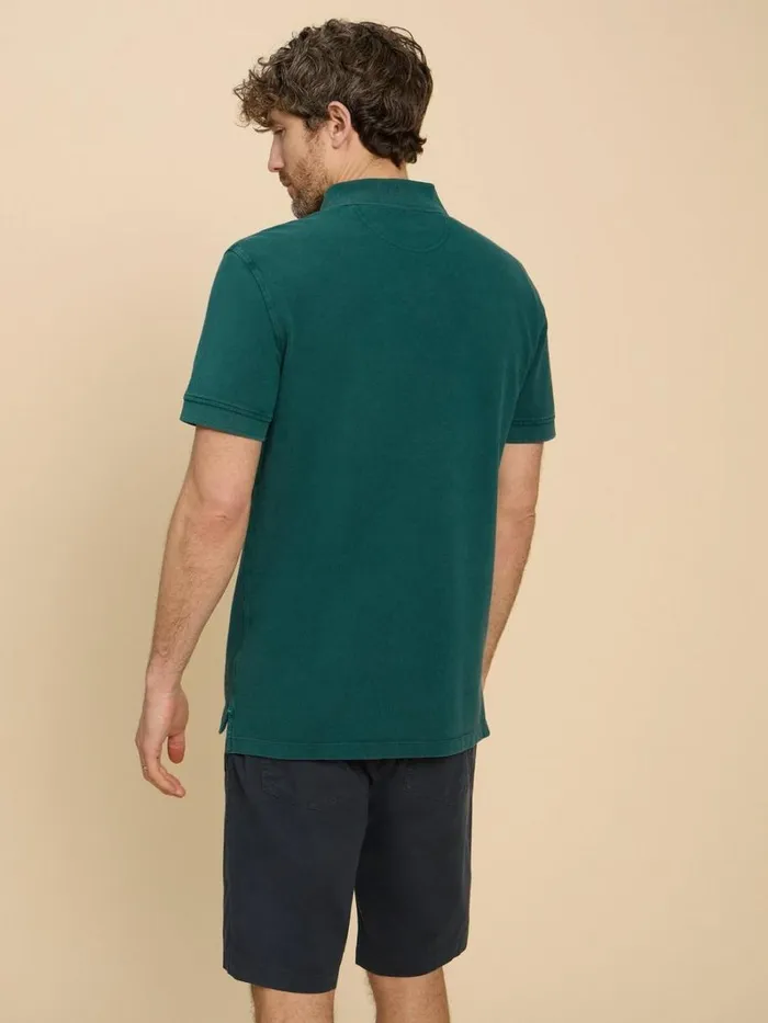 White Stuff POLO SHIRTS Utility Polo Dk Teal 8211 Men White Stuff POLO SHIRTS Utility Polo Dk Teal 8211 Men
